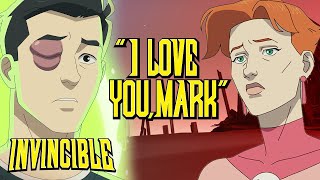 Atom Eve Tells Mark She Loves Him  Invincible S2 [upl. by Evans]