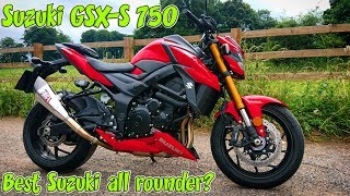 2017 Suzuki GSXS 750 review [upl. by Renwick]