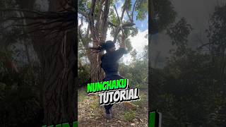 Nunchaku Tricks 🥷🏽 COMBO Tutorial martialarts weapons combatsports nunchucks [upl. by Trebor]