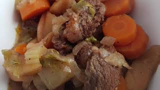 Slowcooker recept stoofvlees met appel en Zwolsche kruiden  NLBE  Plezierindekeukennl [upl. by Duncan]