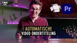 Automatisch videos ondertitelen in Premiere Pro  Tutorial amp Workflow [upl. by Onyx218]