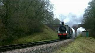 Bluebell Railway  No 65 Northbound at Nobles Bridge [upl. by Abocaj]