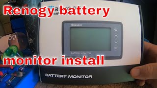 Installing a Renogy battery monitor in 05 Bounder [upl. by Einaoj]