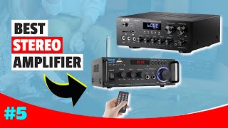 Best Stereo Amplifier 2023  Top 5 Budget Amplifiers for Home Audio [upl. by Amikat455]