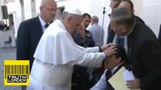 Pope Francis performs exorcism in Vatican City  Truthloader [upl. by Tap]