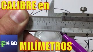 Tutorial de Medición con CALIBRE VERNIER en MILÍMETROS  Herramientas de Medición [upl. by Vrablik918]