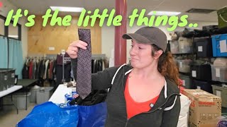 Goodwill Outlet Bins Thrift Haul to Sell on Ebay and Poshmark [upl. by Ashli429]