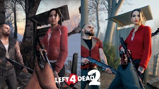 Left 4 Dead 2 ALL 14 Default Campaign Intros Reimagined By AI 5 Minute Comparison [upl. by Apthorp259]