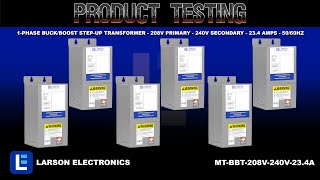 1Phase BuckBoost StepUp Transformer  208V Primary  240V Secondary  234 Amps  5060Hz [upl. by Adnana]