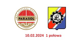 Parasol Wrocław  Lechia Dzierżoniów 1 połowa [upl. by Minni]