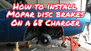 Mopar Drum to Disc Brake Swap  Rotors amp Calipers [upl. by Flss479]