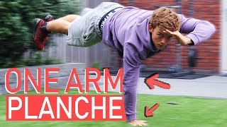 ONE ARM PLANCHE CHALLENGE  Is It Possible [upl. by Htirehc]