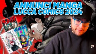 ANNUNCI MANGA LUCCA COMICS 2024 [upl. by Arlinda]