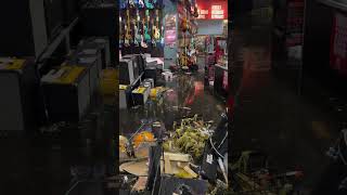 THIS IS INSANE Guitar Center Store Got Completely Flooded Out subscribe [upl. by Scevor]