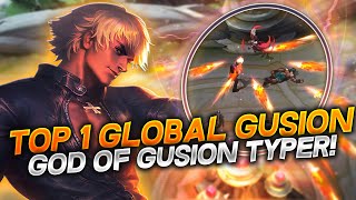 TOP 1 GLOBAL GUSION  GOD OF GUSION TYPER [upl. by Oibaf]