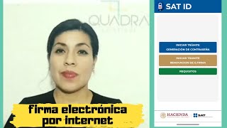 FiscoCápsula número 9 Renovación de Firma electrónica por Internet [upl. by Namrehs]