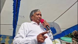 M Y Tarigami Addressing Workers at Kulgam [upl. by Savage316]