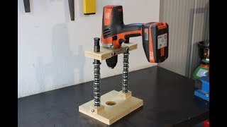 supporto per trapano fai da te homemade mobile drill stand [upl. by Nellad]