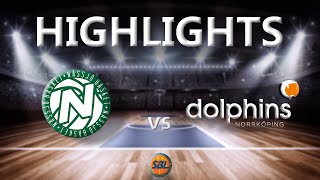 Highlights Nässjö Basket  Norrköping Dolphins  Semifinal 47 [upl. by Linders]