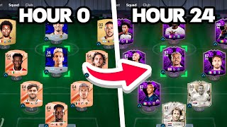 24 Hours to Build the Best EA FC 24 Team [upl. by Suirtemed319]