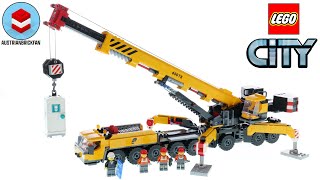 LEGO City 60409 Mobile Construction Crane – LEGO Speed Build Review [upl. by Anastos178]