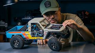 Custom RC Crawler Baja Rig Killerbody LC70 Meets SCX10 III  Full Handmade Review [upl. by Adnovoj]