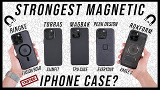 Strongest Magnetic iPhone Case  Testing the Top Strongest MagSafe iPhone Cases Review [upl. by Owens498]