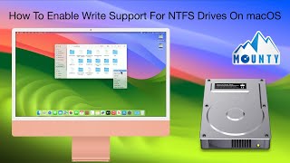 How To Enable Write Support For NTFS Drives On macOS for Free  Hackintosh [upl. by Anahsat]