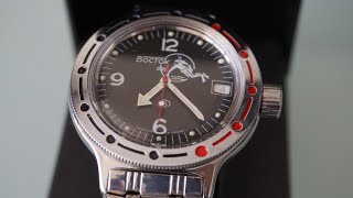 The Best Iconic Russian Automatic Dive Watch Under 60 Vostok Amphibia 420634 Scuba Dude  Unboxing [upl. by Ahsit285]