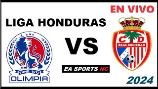 🔴Olimpia vs Real Sociedad en vivo  Liga Clausura Honduras [upl. by Gris]