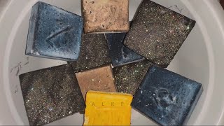 ASMR Midnight Colored Blocks 💕🖤✨ Crushing Gym chalk  Satisfying video  CHALKFLIX [upl. by Grider390]