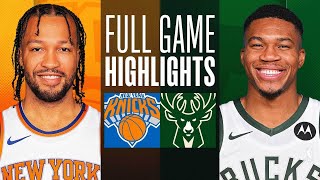 KNICKS at BUCKS  FULL GAME HIGHLIGHTS  April 7 2024 [upl. by Ilahtan]