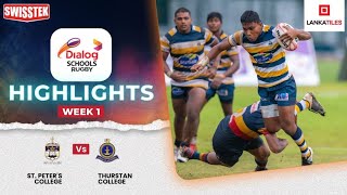 Highlights  St Peter’s College vs Thurstan College  DSRL24 [upl. by Yclek198]