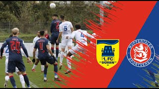 Highlights FC Düren  Wuppertaler SV  Regionalliga 2324 [upl. by Aihsekal410]