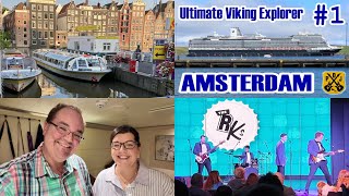 Amsterdam Embarkation Sideways Cabin Tour Candlelight Canal Cruise  HAL Ultimate Viking Explorer [upl. by Robaina]