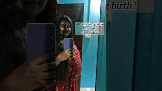 what will I do after giving birth🤔🤣 birth pregnancy shortvideos shortcomedy funny nineth [upl. by Ydnem]