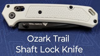 5 Ozark Trail Shaft Lock Knife From Walmart [upl. by Berk]