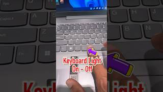 Lenovo Laptop Keyboard Light Turn On  Lenovo Backlit Keyboard shorts backlit viral [upl. by Ahsiad]