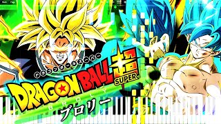 Dragon Ball Super Broly  Brolys Rage and Sorrow  Piano Tutorial [upl. by Angelo]