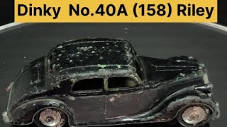 Dinky Toys No40A 158 Riley DieCast Restoration [upl. by Zacks]