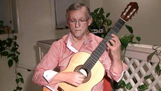 G F Handel Aria from quotRinaldoquot on classical guitar [upl. by Yssirc]