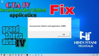 How to fix GTA IV seculauncher failed application 2000 error [upl. by Haughay]