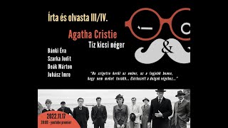 Agatha Christie  Tíz kicsi néger Írta és olvasta S03E04 [upl. by Nimzay]