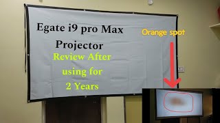 Egate i9 pro Max projector Review After 2 Years [upl. by Esma]