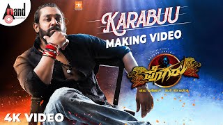 Pogaru  Karabuu 4K Making Video  Dhruva Sarja  Rashmika Mandanna  Nanda Kishore  Chandan Shetty [upl. by Yeldua]