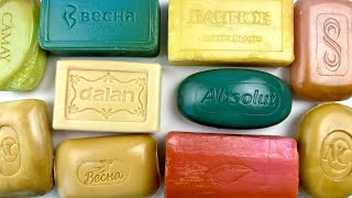 ASMR Carving rancid soap Soothing cutting soap  ASMR Soap [upl. by Novad84]