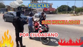 CIUDADANO PONE EN SU LUGAR A POLICIAS [upl. by Eenahpets642]