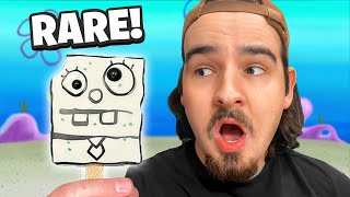 Opening Mystery SpongeBob Popsicle Figures Rare DoodleBob [upl. by Lyrret]