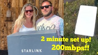 Installing Starlink Speed test and starlink ethernet Adapter [upl. by Yarehs309]