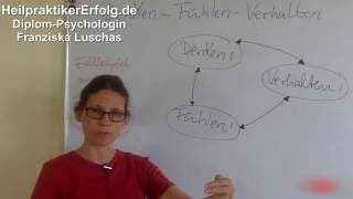 Psychoedukation in der Verhaltenstherapie Zusammenhang zwischen Denken Fühlen und Verhalten [upl. by Iahk]